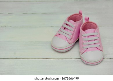 pink baby sneakers