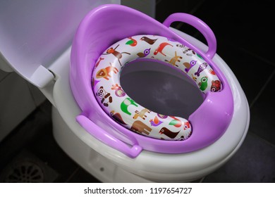 Pink Baby Seat Toilet Cover Seat Stock Photo 1197654727 | Shutterstock