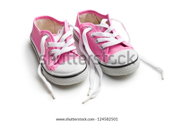 pink baby sneakers