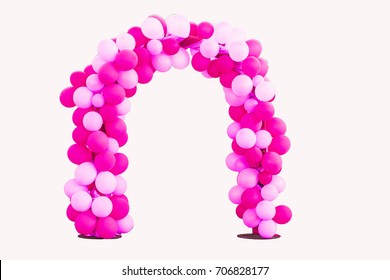 Pink Balloon Arch
