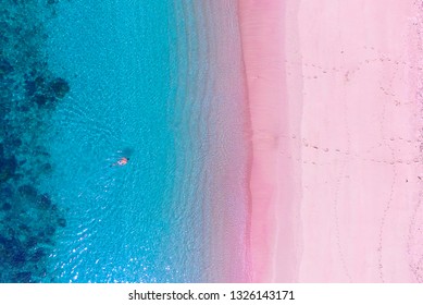 Pink Beach Indonesia