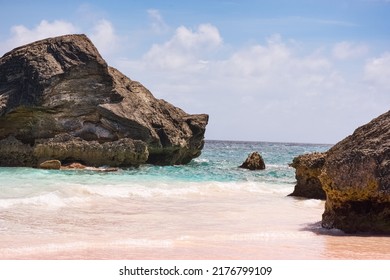 PINK BEACHES OF BERMUDA ISLANDS. NO PEOPLE. COLOR. HORIZONTAL.  - Powered by Shutterstock