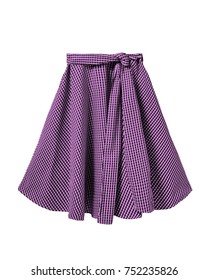 Pink Black Checkered Skirt Long Ribbon Stock Photo 752235826 | Shutterstock