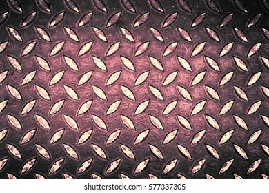 Pink Black Diamond Steel Plate,background