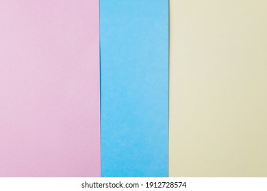 Pink, Blue And Yellow Construction Paper  Textured Background