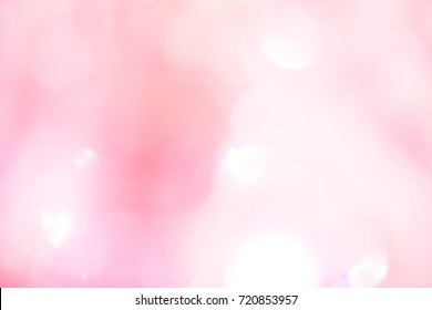 Pink Bokeh Light Background.