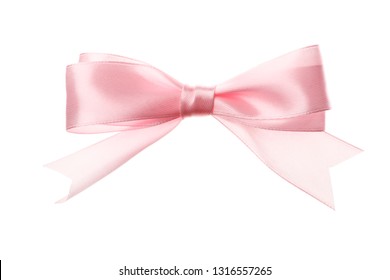 pink satin bow