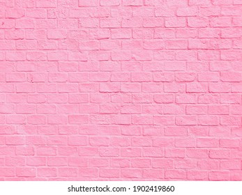 Pink Brick Background Wall Texture,pink Pastel Wallpaper For Woman Concept