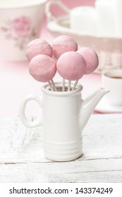 Pink Cake Pops