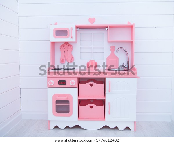 asda pink toy kitchen