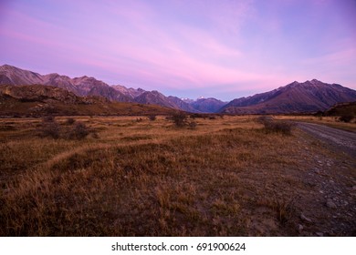 Pink clouds