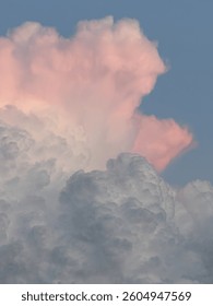 Pink Cloudscape: Dramatic Sky and Sunlight, Sunlight Through Clouds