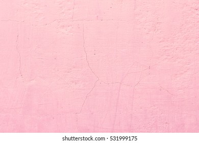 Pink Concrete Wall For Background