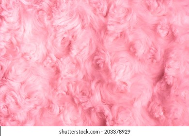 Pink Cotton Wool Background