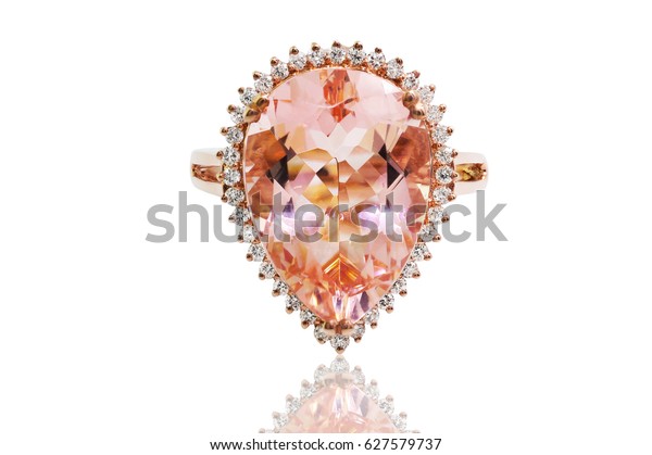 precious pink wedding rings