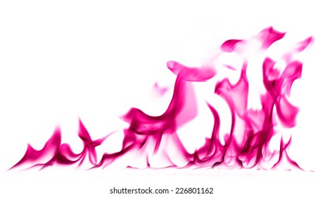 Pink Fire Flames On White Background Stock Photo 226801162 | Shutterstock