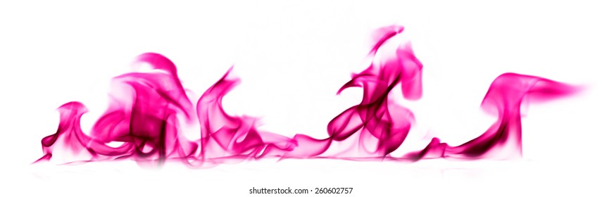 Pink Fire Flames On White Background Stock Photo 260602757 | Shutterstock