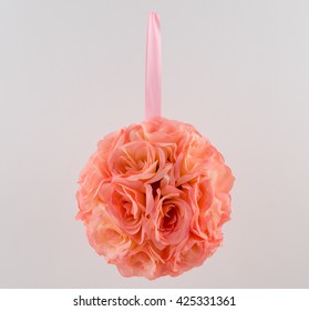 Pink Flower Ball Pomander