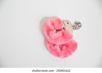 Pink Fluffy Handcuffs