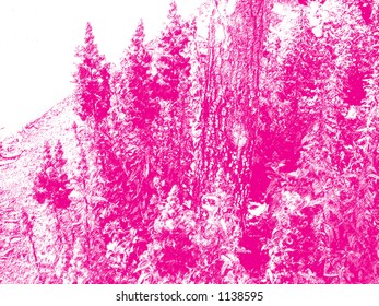 pink foilage