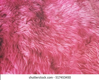 Pink Fur Background