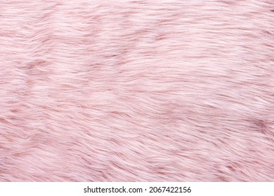 Pink fur texture top view. Pink sheepskin background. Fur pattern. Texture of pink shaggy fur. Wool texture. Sheep fur close up - Shutterstock ID 2067422156