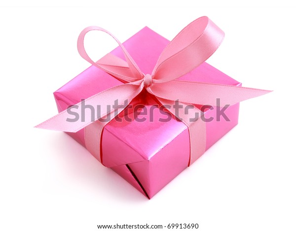 pink wrapping ribbon