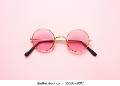 sunglasses pink glass