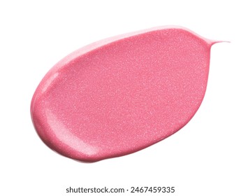 Pink glitter lipstick frotis