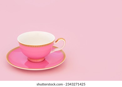 Té porcelana rosa y