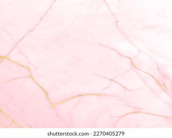 Pink gold marble background with the texture of natural marbling with golden veins exotic limestone ceramic tiles, Mineral marble pattern, Modern onyx, Pink breccia, Quartzite granite - Shutterstock ID 2270405279