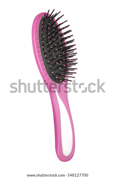 Pink Hair Comb Brush Handle All Stock Photo Edit Now 548127700