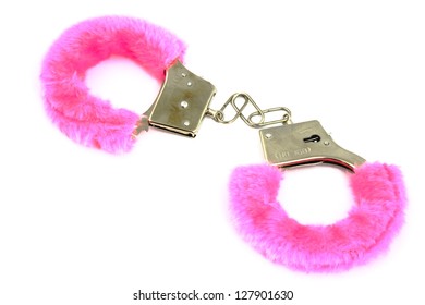 Pink Handcuffs Toy