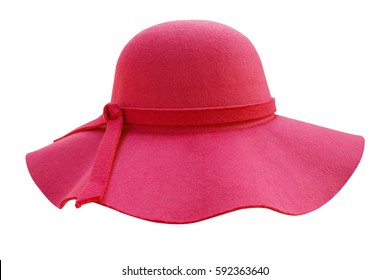 fancy pink hat