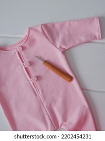 Pink Jumpsuit On The Table, Tailor's Tools