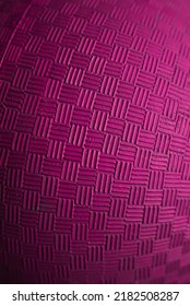 Pink Kickball Dodgeball Sports Ball Inflatable Textured Grip Generic Athletic Rubber Gym Ball With Weave Texture. Wall Ball Used For Common Recreational Sports Games And Gym Class. Texture.