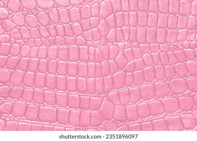 pink l almost white crocodile reptile skin used as a backing for your design - Shutterstock ID 2351896097