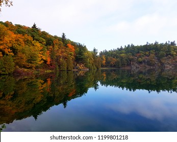 Pink Lake, Gatineau Park, Quebec, Canada