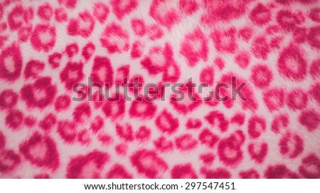 Pink Leopard Pattern Spotted Fur Animal Stockfoto Jetzt
