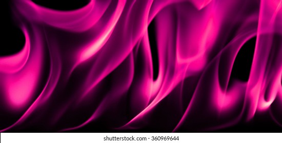 Pink Light Flames Smoke Abstract Background