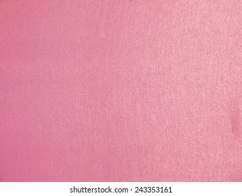 Pink Linen Fabric As Background