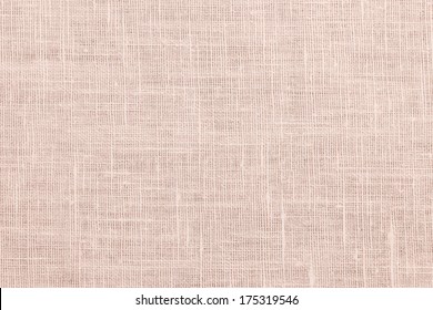 Pink Linen Woven Fabric Background Or Texture