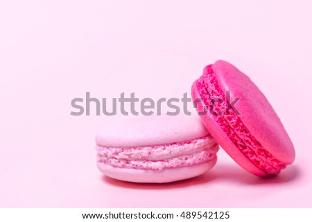 Similar – Image, Stock Photo Sweet red french macaron.