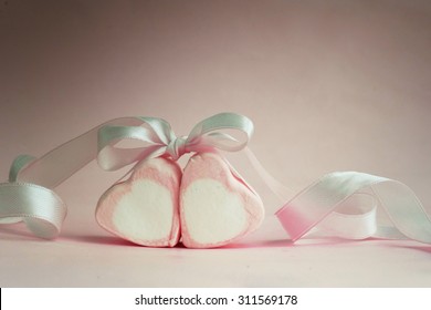 pink marshmallow for Valentine Day - Shutterstock ID 311569178