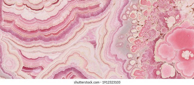 Pink Mineral Stone Marble Background