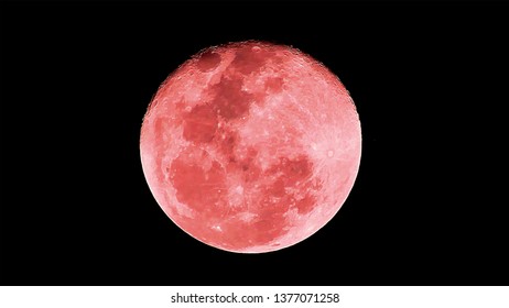 The Pink Moon In April.