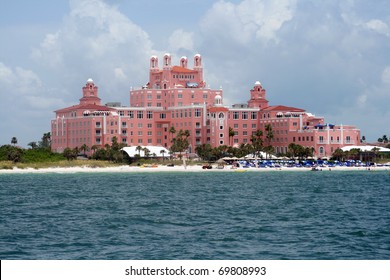 Pink Motel In Tampa Bay Florida.