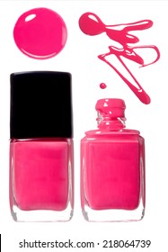 Pink Nail Polish Set. Photo. 