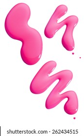 Pink Nail Polish Spills