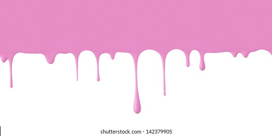 Pink Paint Drops Photography